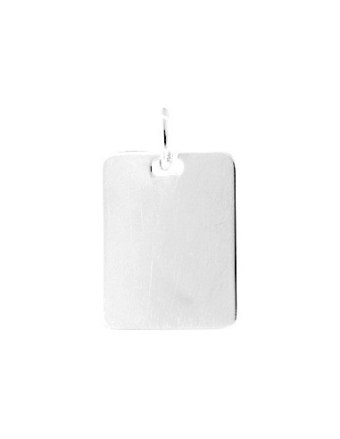 Pendentif plaque rectangle