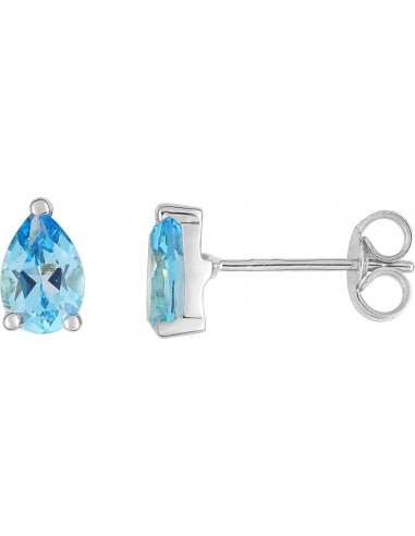 Puce d'oreille topaze bleue