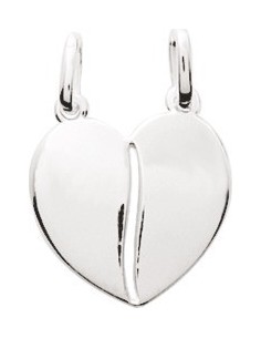 Pendentif coeur sécable