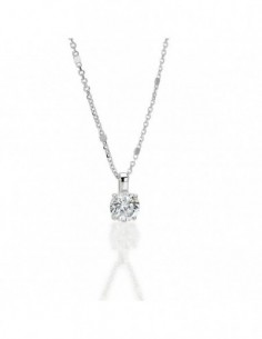 Collier pendentif solitaire