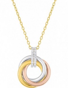 Collier tricolore empierré