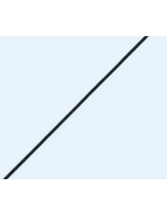 Cordon cuir noir huilé