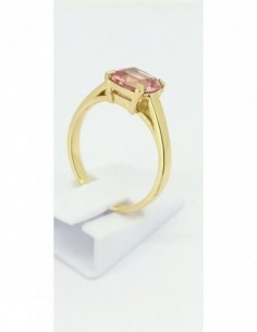 Solitaire or rose Morganite 2