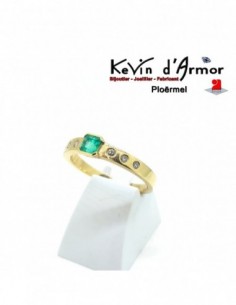 Composition Emeraude et Diamants