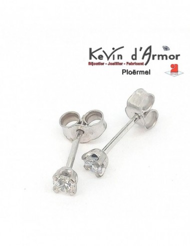 Boucles d'oreilles diamant