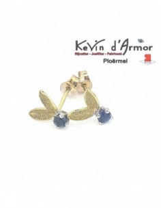 Boucles d'oreille Saphirs