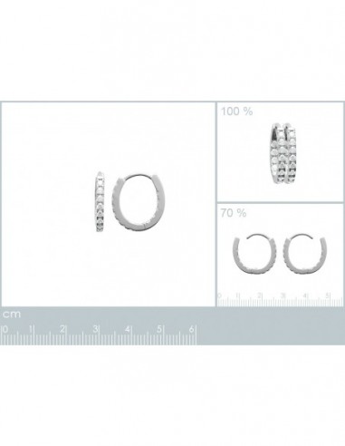 Créoles fantaisie empierrées
