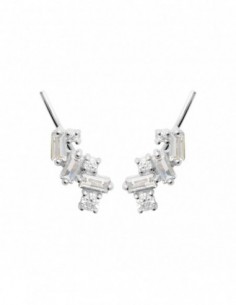 Boucles d'oreilles montants d'oreilles empierrés