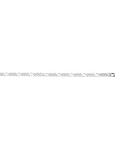 Bracelet argent mailles figaro