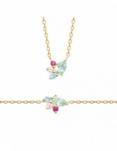 Bracelet plaqué empierré