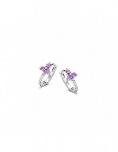 Boucles d'oreilles créoles argent OZ