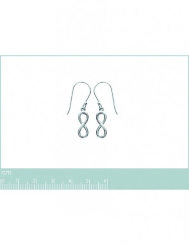 Boucles d'oreilles pendantes argent