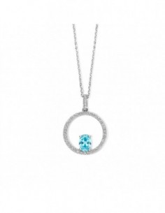 Collier pendentif empierré