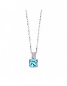 Collier pendentif empierré