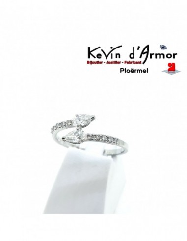 Bague "Toi et Moi Diamants