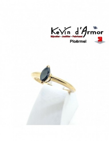 Bague Diamant noir