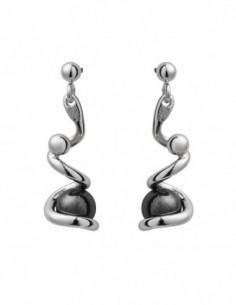 Boucles d'oreilles hématite