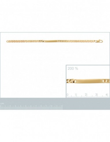 Bracelet identité à graver