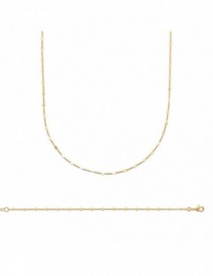 Collier fantaisie plaqué or