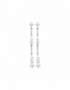 Boucles d'oreilles pendantes empierrées