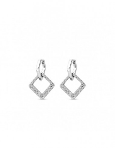 Boucles d'oreilles empierrées