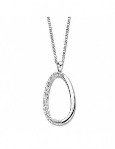 Collier pendentif empierré