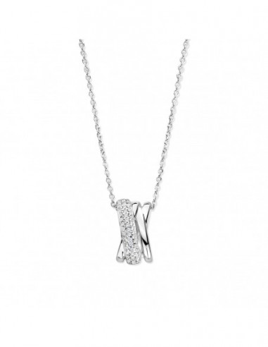 Collier pendentif empierré