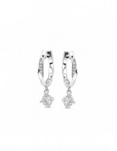 Boucles d'oreilles empierrées