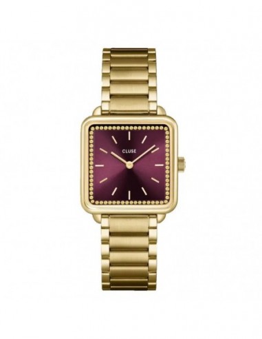 Montre Tetragone fond violine