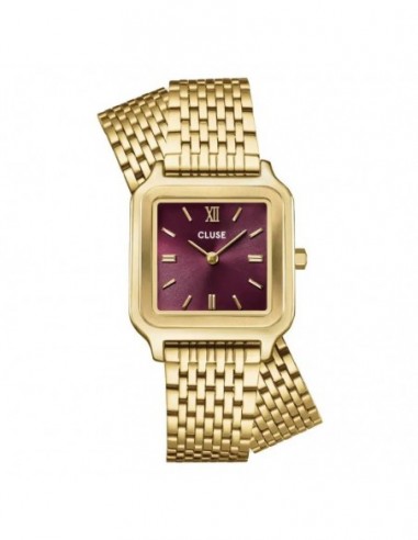 Montre gracieuse fond violine