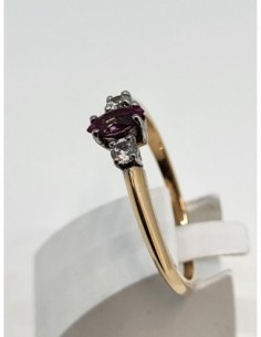 Composition bicolore Tourmaline et oxydes de zirconium 2