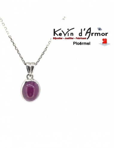 Pendentif Rubis cabochon