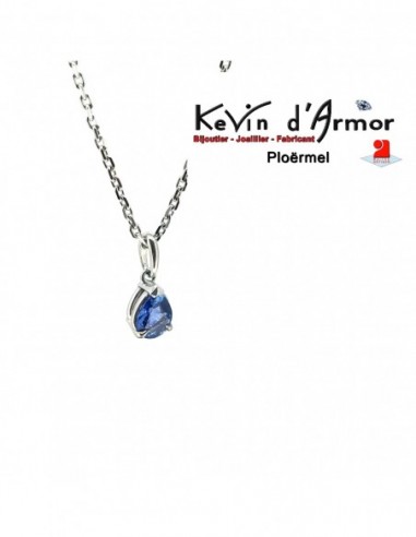 Pendentif Saphir de ceylan