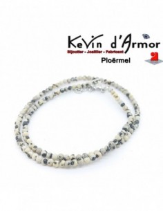 Collier perles pierre naturelle