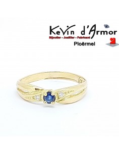 Bague Saphir Diamants