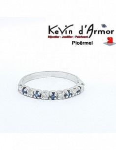 Demi Alliance Diamants Saphir