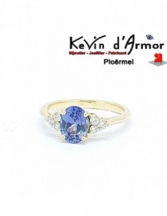 Bague Tanzanite Diamants