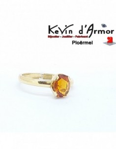 Solitaire Tourmaline orange