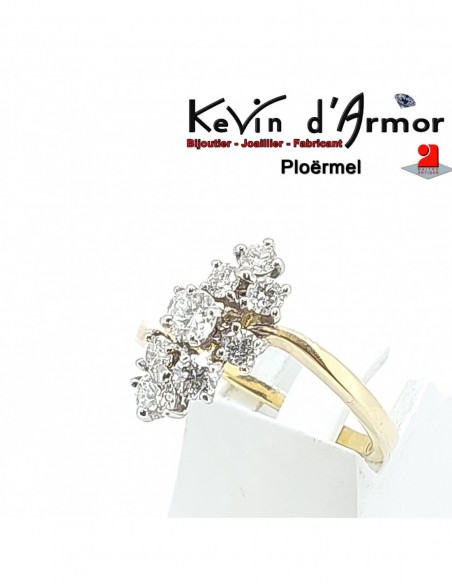 Bague Diamants de synthèse