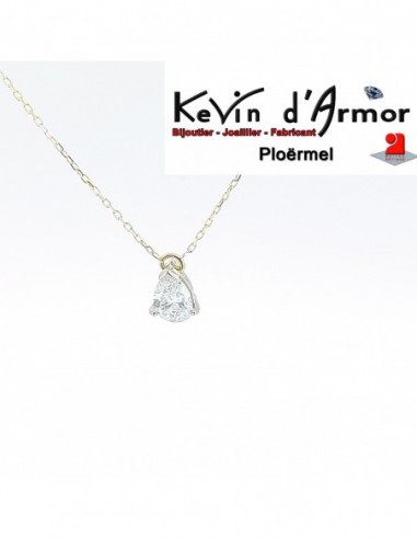 Collier Diamant de synthèse