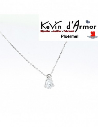 Collier Diamant de synthèse