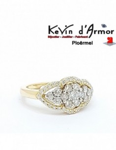 Bague Diamants de synthèse