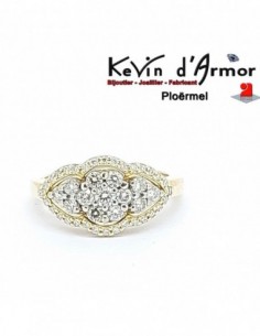 Bague Diamants de synthèse 2