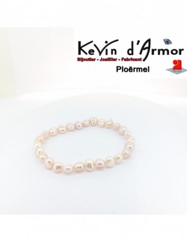 Bracelet Perles roses