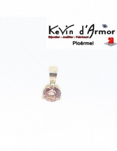 Pendentif Tourmaline rose 2