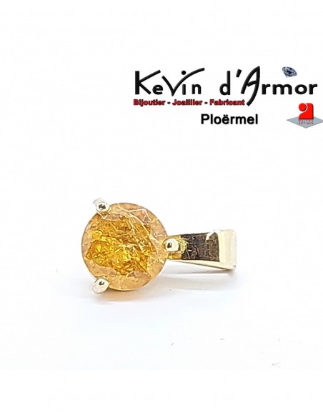 Pendentif Tourmaline orange