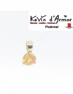 Pendentif Tourmaline orange 2