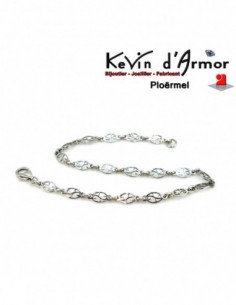 Bracelet mailles filigranes