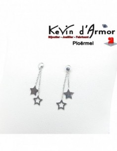 Boucles d'oreilles pendantes Etoilées