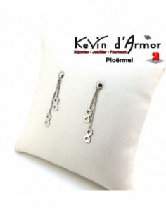 Boucles d'oreilles pendantes infinis